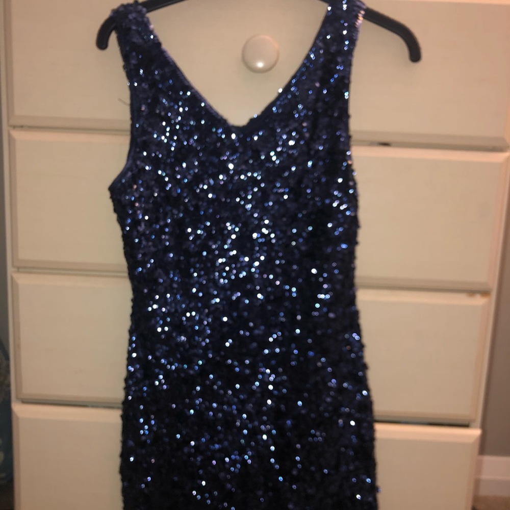 Blue dress
